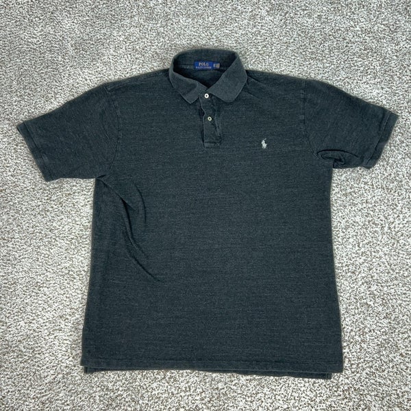 Polo Ralph Lauren Polo Shirt Mens XLT Gray Cotton Big & Tall Pony Logo Casual