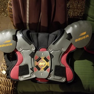 Rare BAUER SP 5000 Hockey Shoulder Pads With Spinal Protection Adult Medium