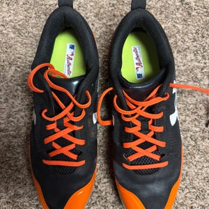 Orange Men's Size M 11.0 (W 12.0) Under Armour Low Top Metal (New)