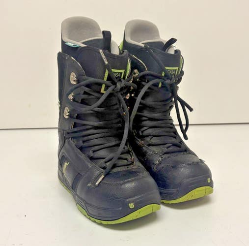 Burton Casa Black Leather All-Mountain Women's Snowboard Boots US 8.5 EU 40.5