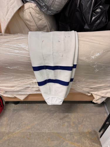 Toronto Maple Leafs Adidas Socks Pro Stock Away L