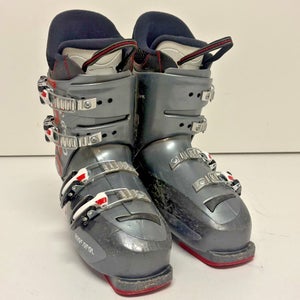 Rossignol Comp J4 Youth Alpine Ski Boots Mondopoint 25.5 US Men's 7.5 Gray