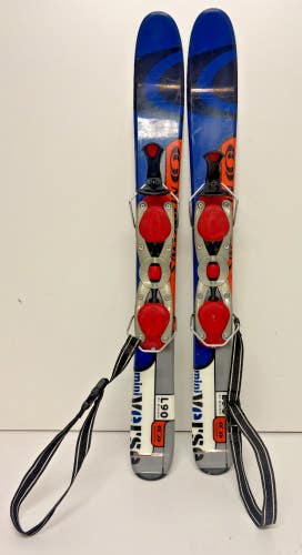 Salomon Mini Verse 90cm Twin-Tip Snowblade Skis + Bindings EXCELLENT