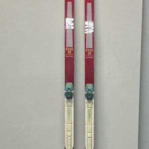 Jarvinen RSS Syncron Skaking 190cm Cross Country Skis Salomon Bindings Red