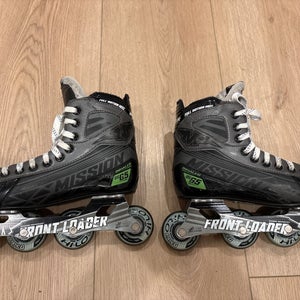 Mission Inhaler DSG5 Hockey Goalie Skates  Size 4E (Used)