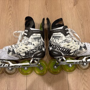 Mission Inhaler WM02 Inline Skates Size 8E (Used)