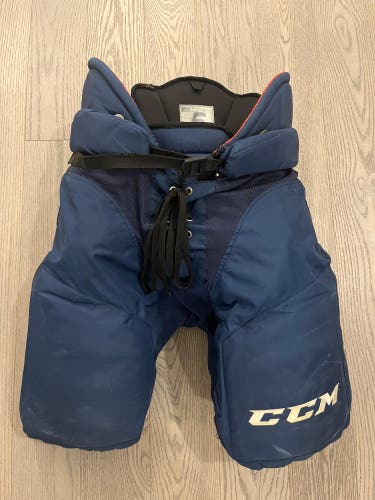CCM HP45 Pro Stock Pants - Blue - Large