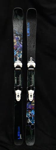 NEW LIB TECH BACKWARDS SKIS SIZE 166 CM WITH TYROLIA BINDINGS