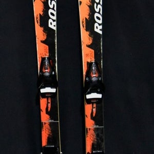 ROSSIGNOL RADICAL PRO SKIS SIZE 135 CM WITH NEW LOOK BINDINGS