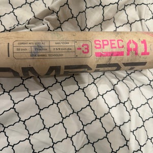 2025 Combat MFG Spec A1 Alloy BBCOR Certified Bat (-3) 29 oz 32" (Used)