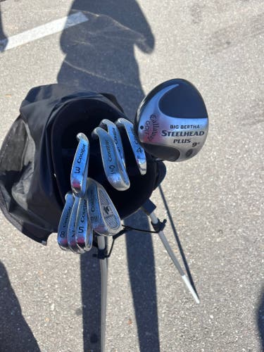 Stitch Right Handed Iron Set Stiff Flex Steel Shaft (Used)