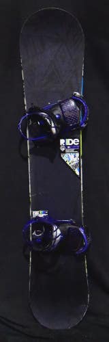 RIDE SOCIETY UL SNOWBOARD SIZE 154 CM WITH RIDE LARGE BINDINGS