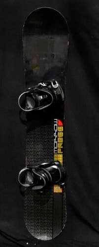 MORROW PRESS SNOWBOARD SIZE 159 CM WITH LARGE BINDINGS