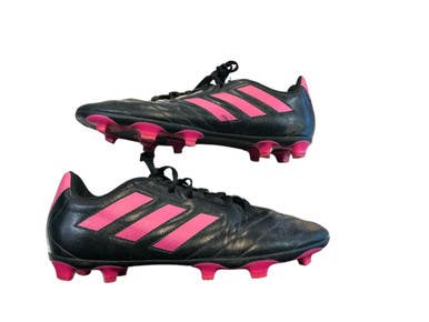 Used Adidas Soccer Cleats Black And Pink Junior 05.5 11873-S000217485