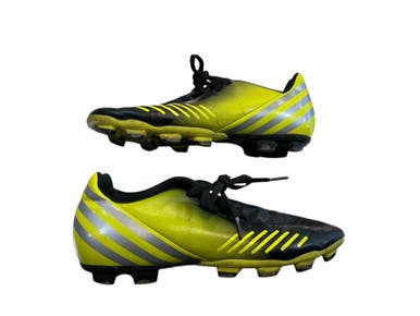Used Adidas PREDATOR Soccer Cleats Black And Yellow Senior 5 11873-S000229191