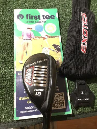 Tour Edge Exotics EX9 Tour 18* Hybrid Stiff Recoil ES 780 F4 Graphite