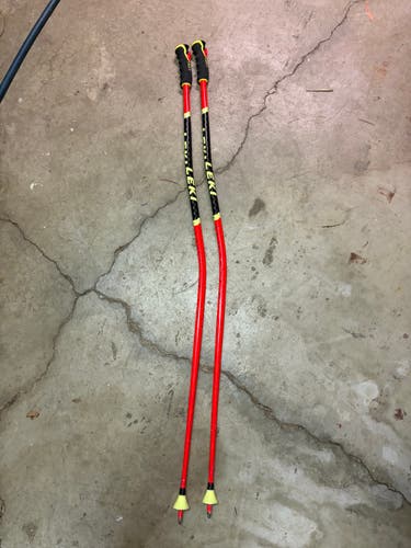 52in (130cm) Leki Racing World Cup - GS Ski Poles (Used) 3D