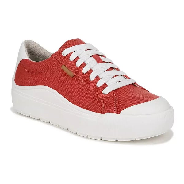 Dr. Scholl's Time Off Sneaker Women's US 7 Heritage Red Lifestyle Shoes HAWK328