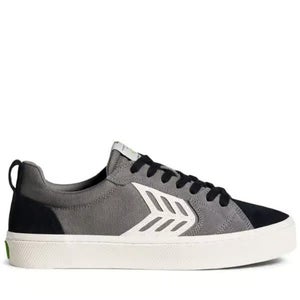 Cariuma Catiba Pro Low Sneakers Mens US 8.5 Charcoal Gray Platform Shoes HAWK578