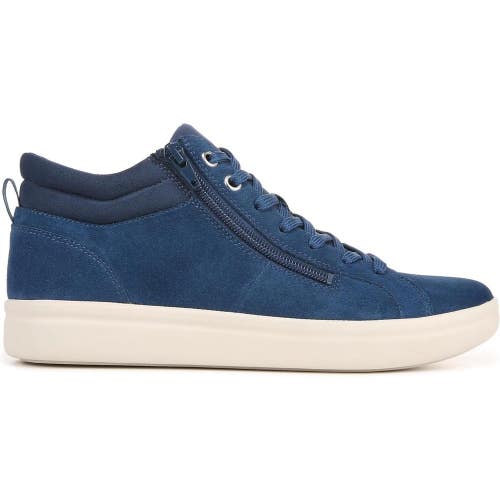 Vionic Rosemont Sneaker Women's US 9 Dark Blue Suede Zipper Casual Shoes HAWK426