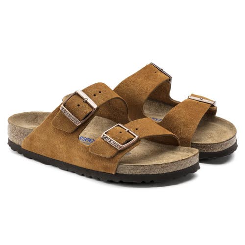 Birkenstock Arizona 1009527 Sandal Women 6 Mink Suede Soft Footbed Slide HAWK533