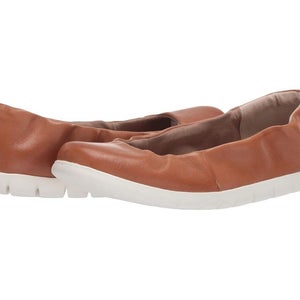 SAS Radiant 3743 Ballet Flats Women's 8.5WW Hazel Leather Slip On Shoes HAWK532