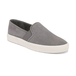 Vince Blair 5 Sneaker Women's Size US 6 Stone Gray Suede Slip-on Shoes HAWK327