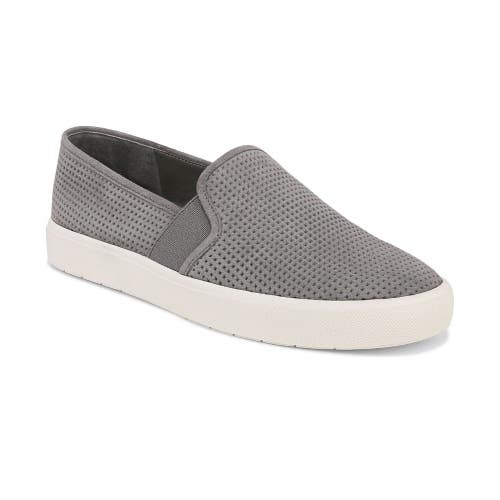 Vince Blair 5 Sneaker Women's Size US 6 Stone Gray Suede Slip-on Shoes HAWK327