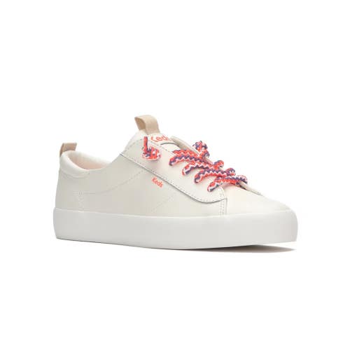 Keds Kickback Sneakers Women's US 9 White Leather Slip On Casual Shoes HAWK635