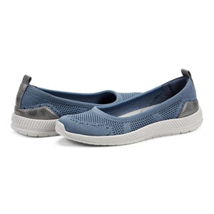 Easy Spirit Glitz Women's 9 Blue Slip-On Round Toe Comfort Casual Shoes HAWK566