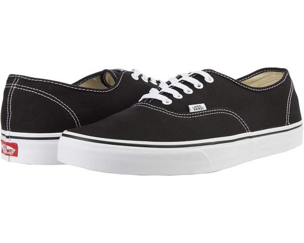 Vans Authentic Sneakers Mens 14 Black Canvas Lace Up Skateboarding Shoes HAWK511