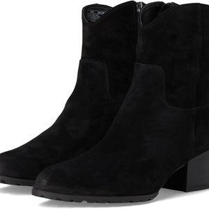 Vionic Bishop J2290L1001 Boots Women's US 8.5 Black Suede Western Bootie HAWK642