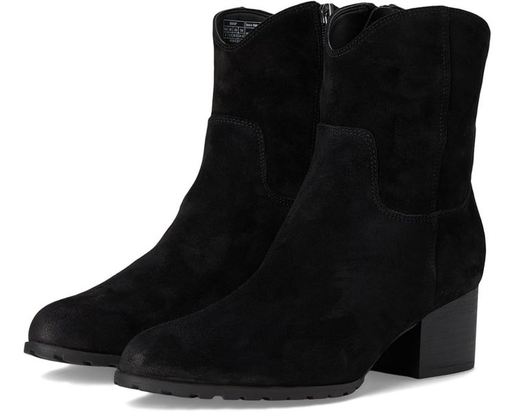 Vionic Bishop J2290L1001 Boots Women's US 8.5 Black Suede Western Bootie HAWK642