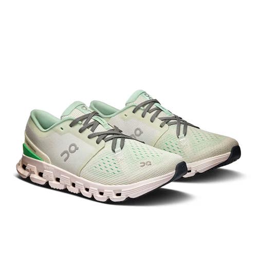 On Cloud X 4 3WE30073088 Sneakers Womens US 6 Aloe Honeydew Running Shoes TF9172