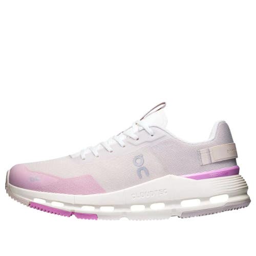 On Cloudnova Form 2 Sneaker Women's Beige Pink Lace-Up Running Shoes TF9204