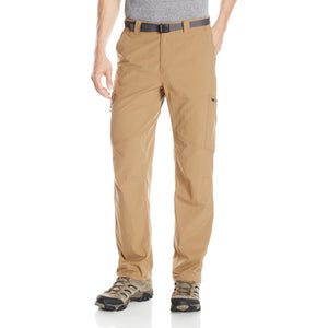 Columbia Silver Ridge Pants Men's Brown Omni-Shade Convertible Hiking JZZ581
