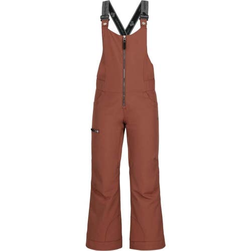 Obermeyer Anya Snow Bib Girls S Mocha Fleece Lined Adjustable Suspender JZZ575