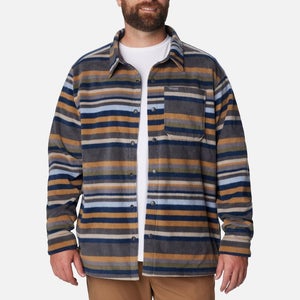 Columbia Steens Mountain Printed Shirt Jacket Men's 3X Multicolor Striped JZZ574