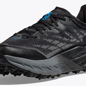 Hoka One One Speedgoat 5 GTX Spike 1133550-BBLC Mens 13 Black Trail Shoes TF9337