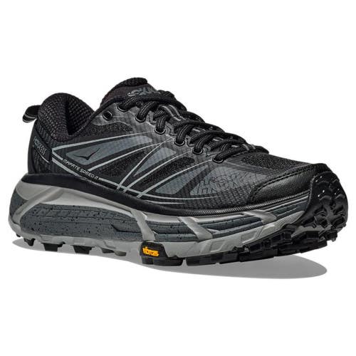 Hoka One One Mafate Speed 2 1126851-BCSTL Men's US 10 Black Running Shoes TF9343