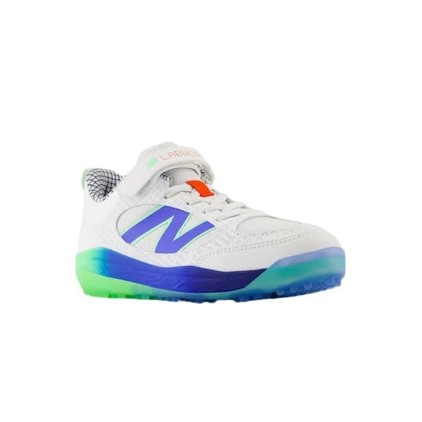 New Balance Fresh Foam 3000v7 JT3000L7 Kids US 6 White Turf Trainer Shoes TF9282
