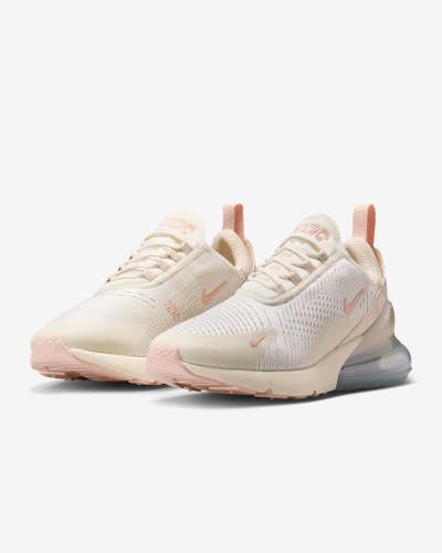 Nike Air Max 270 IH5966-001 Sneaker Women's 10 Soft Pearl Lifestyle Shoes TF9395