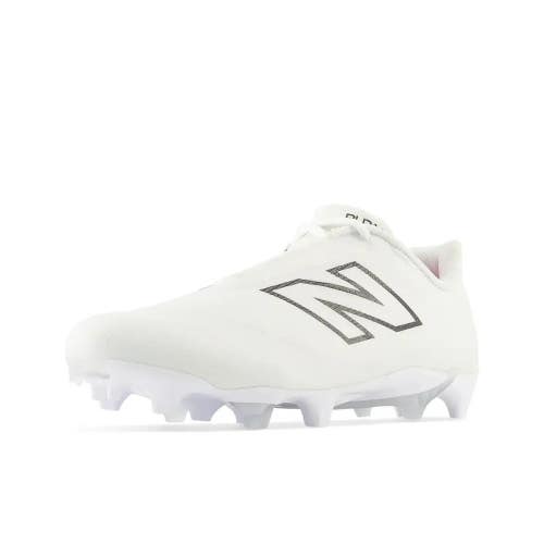 New Balance BurnX4 BURNLW4 Women's 5.5 White Black Molded Lacrosse Cleats TF9283