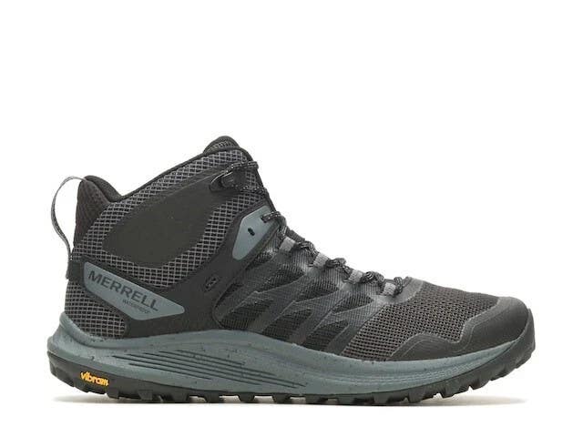 Merrell Nova 3 Mid J067621 Men's Black Waterproof Outdoor Hiking Boots TF9309