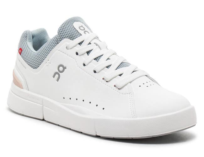 On The Roger Advantage 3WD10652349 Women US 9 White Rosehip Running Shoes TF9339