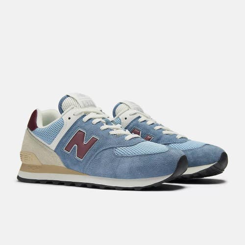 New Balance 574 U574SPR Sneakers Men Shoreline Blue Suede Lifestyle Shoes TF8995