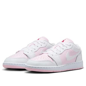 Nike Air Jordan 1 Low 553560-608 Sneaker Kids 5 Pink Foam Lifestyle Shoes TF9388