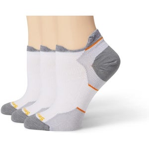 Smartwool Run Zero Women M White Cushion Low Ankle Crew Cut Socks 3-Pack GBO1695