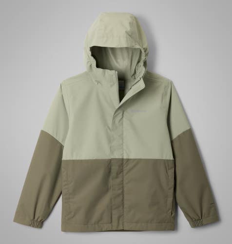 Columbia Hikebound II Jacekt Kid XL Safari Stone Green Waterproof Hooded GBO1700