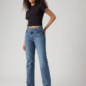Levi's Premium 501 90S Jeans Women's 31x30 Blue Dark Wash Straight Leg GBO1707